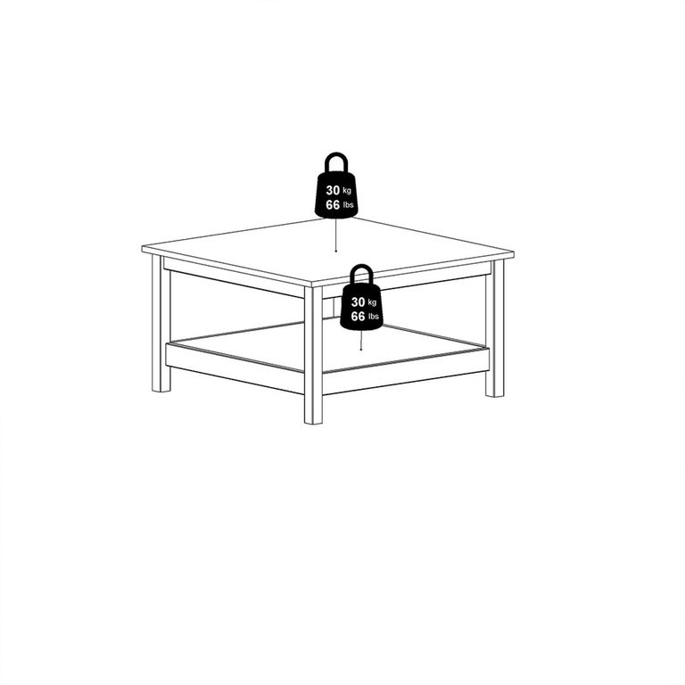 Madrid Coffee Table - White