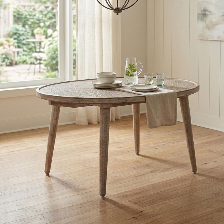 Clearance - Agra Coffee Table - Round - Grey Copper - A625