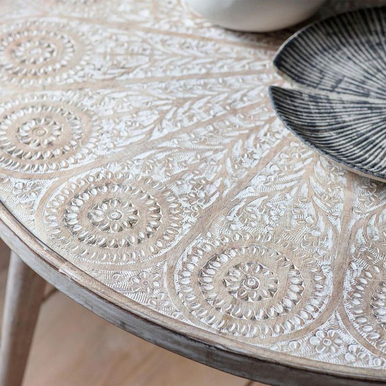 Clearance - Agra Coffee Table - Round - Grey Copper - A625