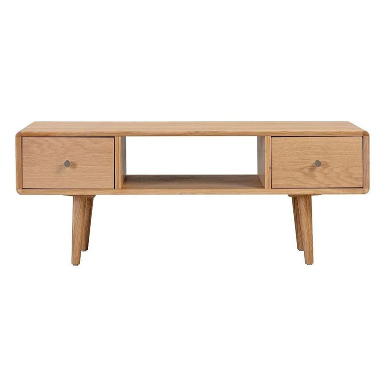 Jenson Oak Coffee Table - 2 Drawer