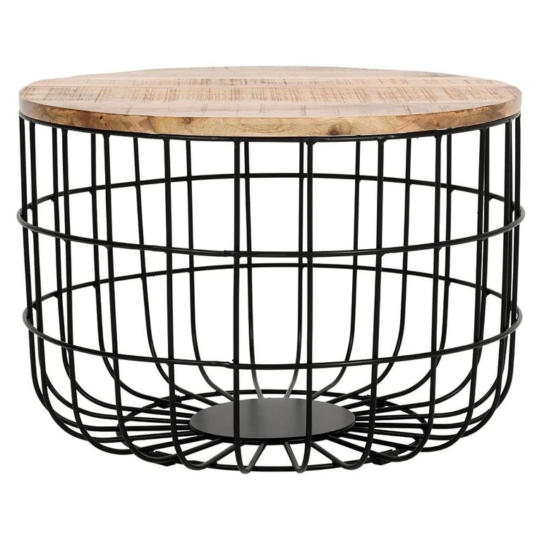 Surrey Coffee Table - Round - Removable Top - Solid Mango Wood