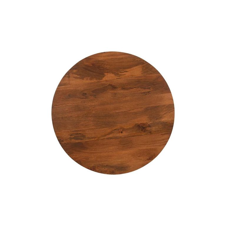 Slatted Coffee Table - Round - Slatted - Mango Wood