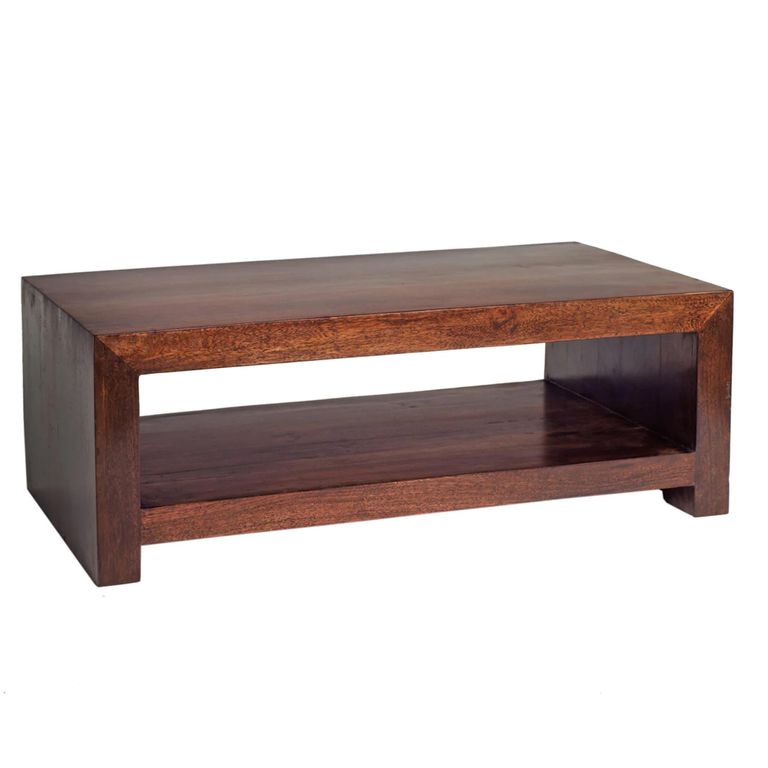 Dakota Coffee Table - 110cm - Dark Mango Wood