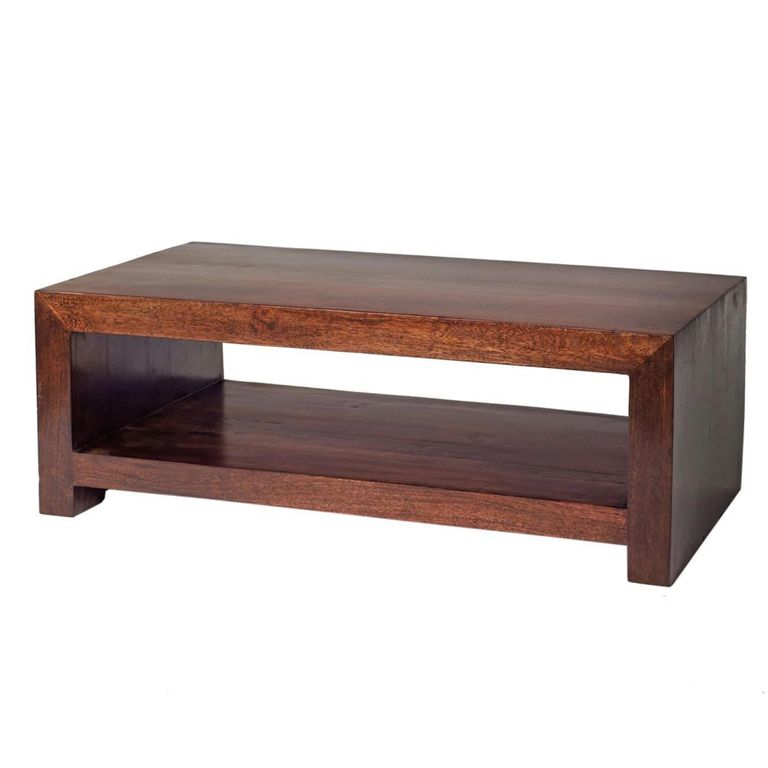 Dakota Coffee Table - 110cm - Dark Mango Wood