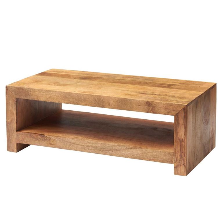Dakota Coffee Table - 110cm - Light Mango Wood