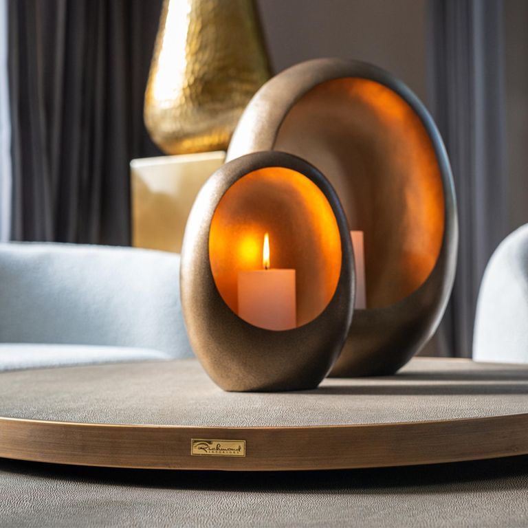 Bloomville Shagreen Top Round 2 Tier Coffee Tables