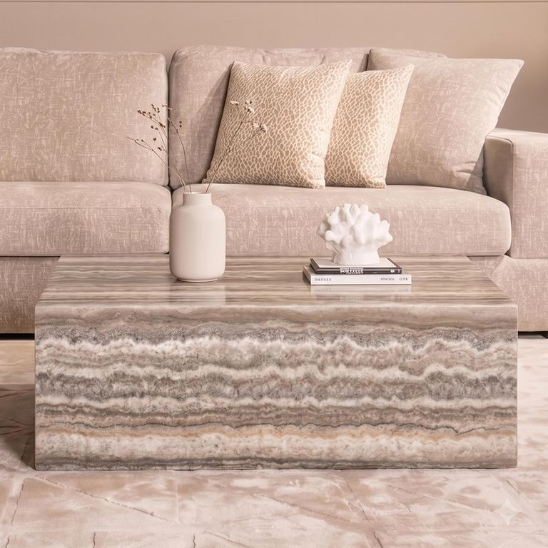 Dulce Coffee Table - Grey - Marble