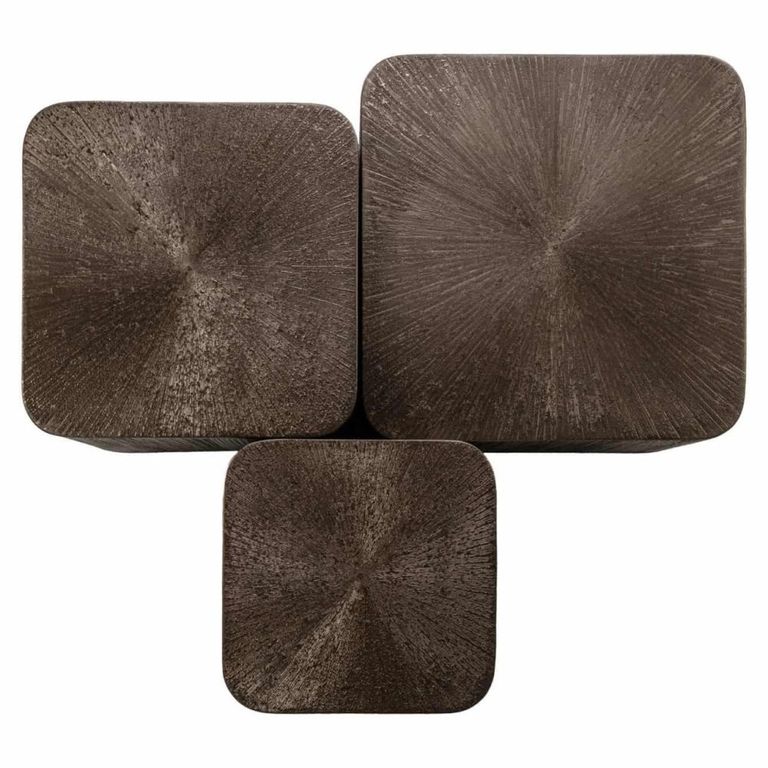 Cubes Coffee Table - Set of 2 - Low - Square - Brunzae - Metal
