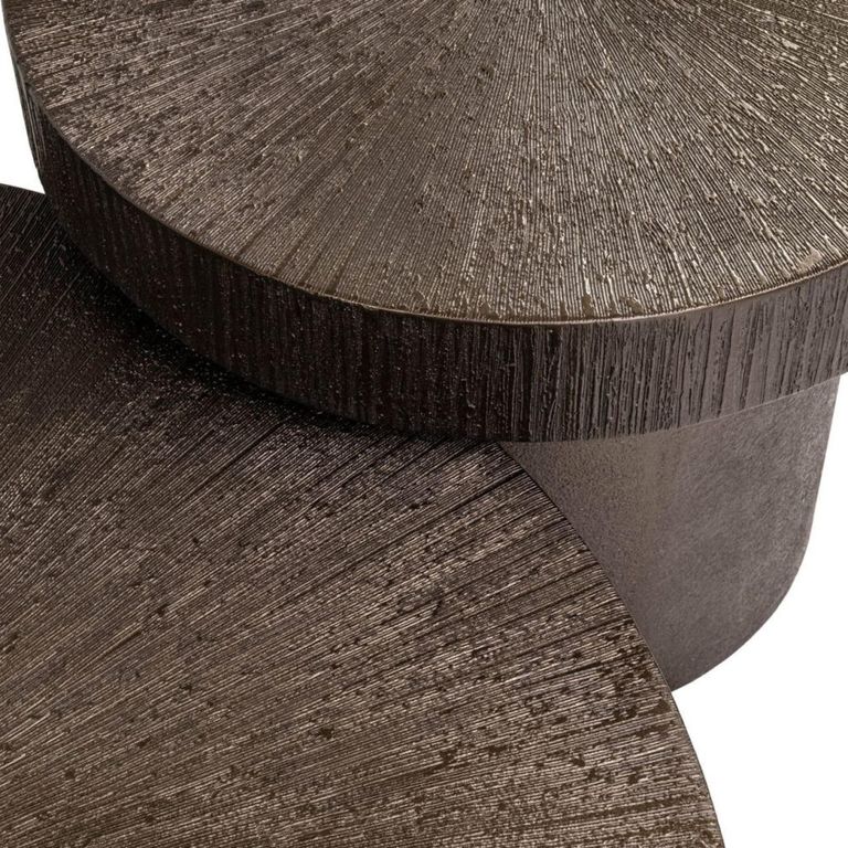 Lindo Coffee Table - Set of 2 - Round - Brunzae - Metal