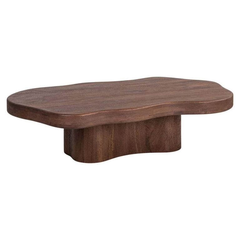 Sherman Coffee Table - Low - Abstract - Spicebrown - Mango Wood