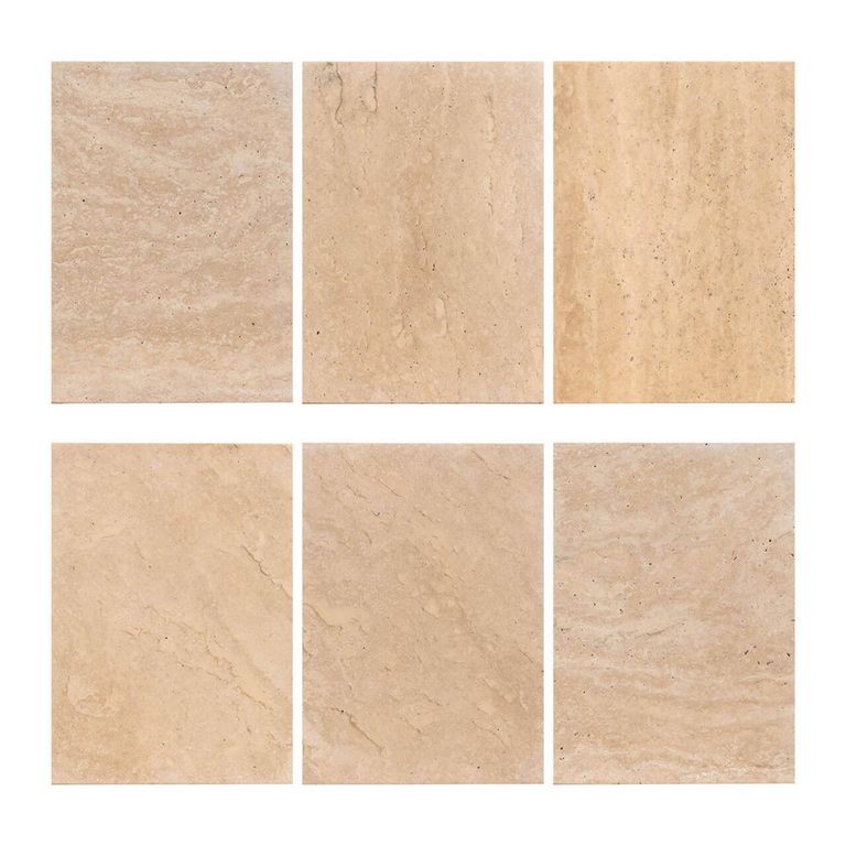 Biltmore Coffee Table - Round - Beige - Travertine