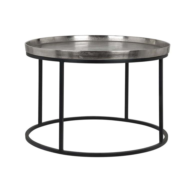 Lyam Silver Tray Round Coffee Table