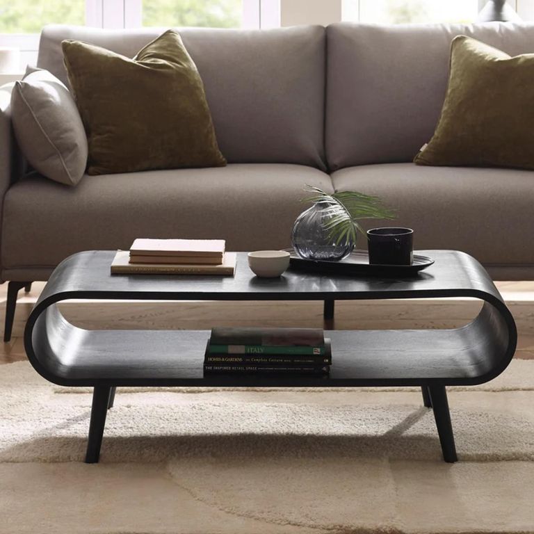 Apollo Coffee Table - Black - Oak