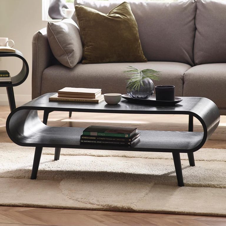 Apollo Coffee Table - Black - Oak