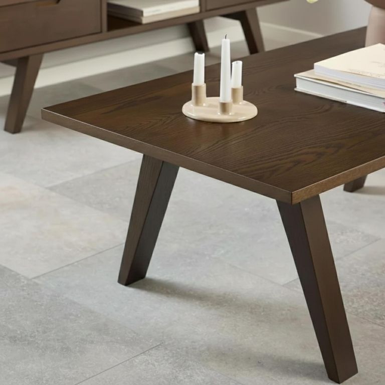 A Line Coffee Table - Smoked Oak