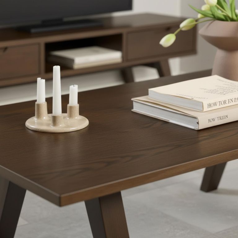 A Line Coffee Table - Smoked Oak