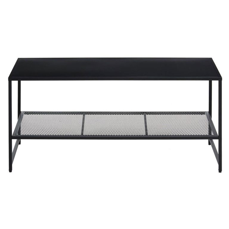 Acero Metal Coffee Table - Black