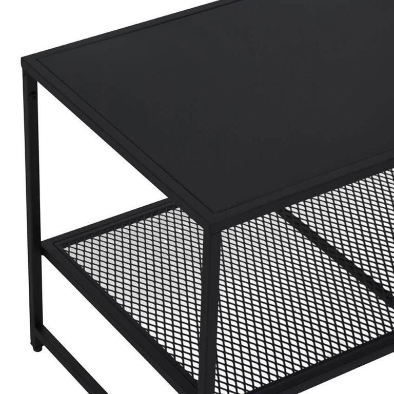 Acero Metal Coffee Table - Black
