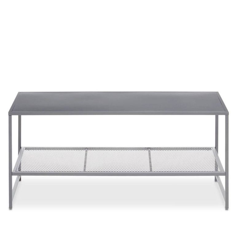 Acero Metal Coffee Table - Grey