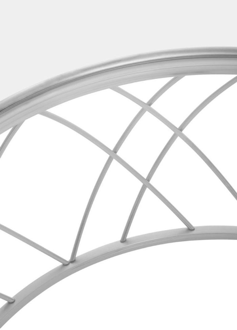 Ackley Coffee Table - Clear Glass Round with Chrome Base