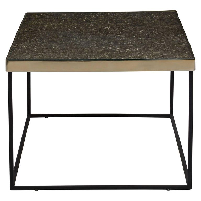 Akola Coffee Table - Glass and Gold