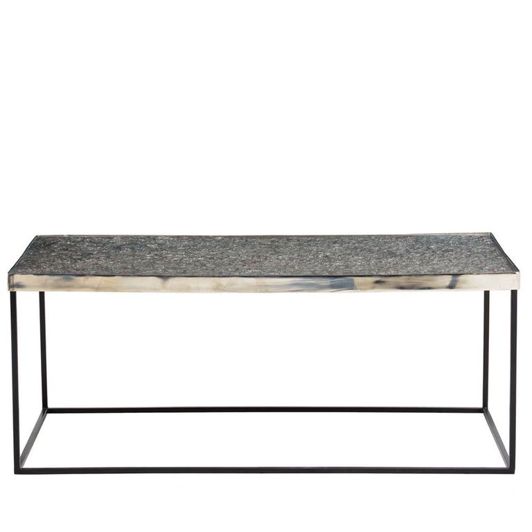 Akola Coffee Table - Glass and Silver