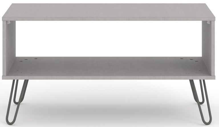 Augusta Grey Coffee Table with Hairpin Legs
