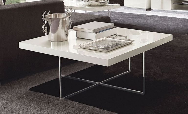Canova Square Coffee Table - White Gloss