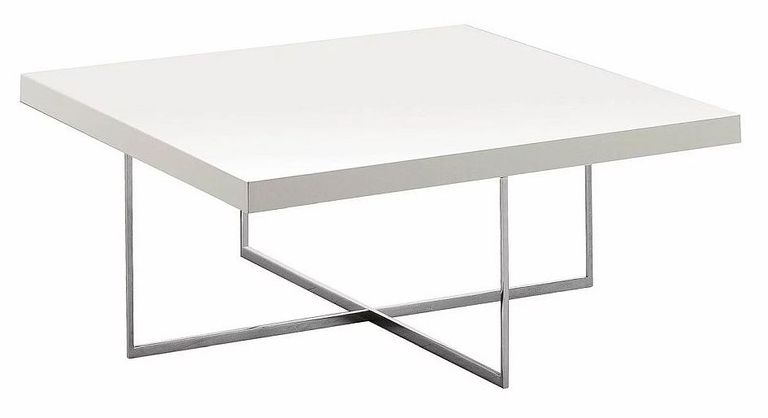 Canova Square Coffee Table - White Gloss