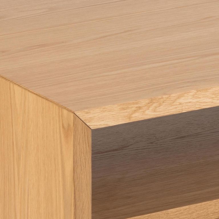 Arlon Coffee Table - Oak with Shelf