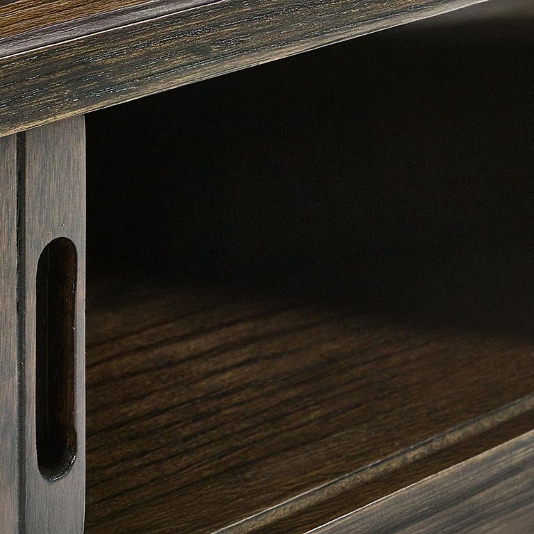 Arya Ribbed Dark Oak Coffee Table