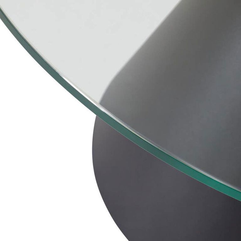 Azalea Coffee Table - Clear Glass - Round