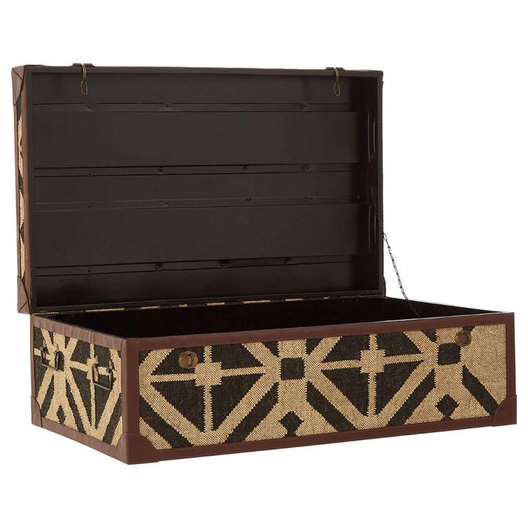 Aztec Coffee Table - Brown - Storage Trunk