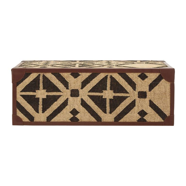 Aztec Coffee Table - Brown - Storage Trunk