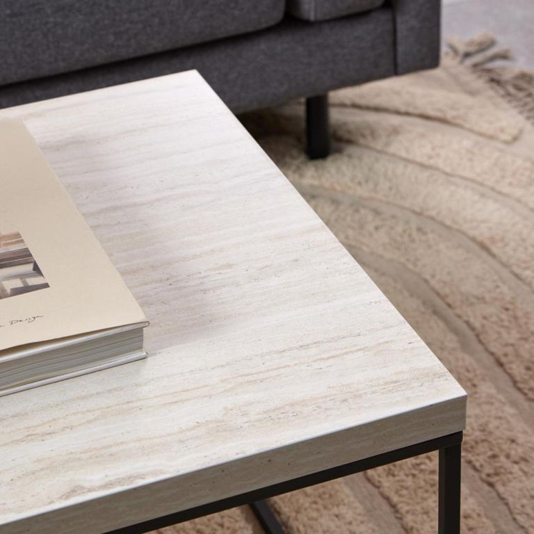 Barossa Coffee Table - Travertine Effect