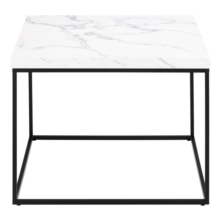 Barossa Coffee Table - Square - White Marble Effect