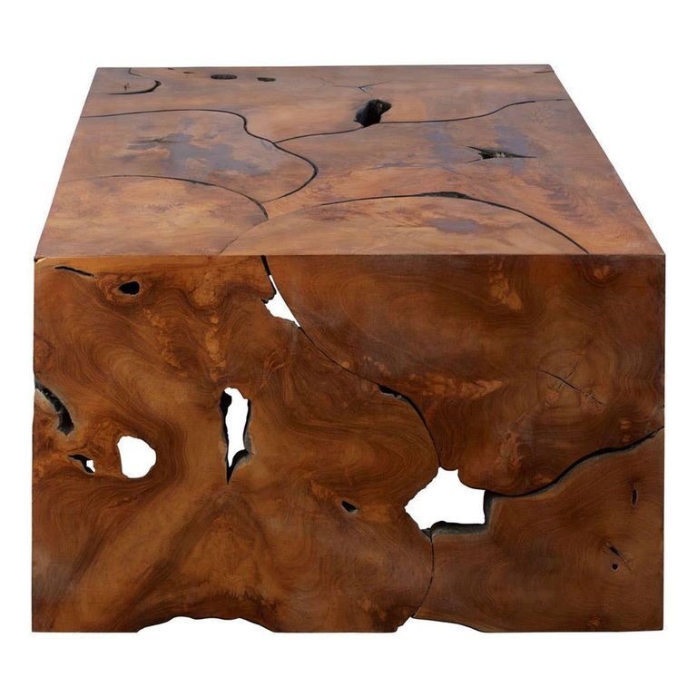 Batam Coffee Table - Brown - Teak Root