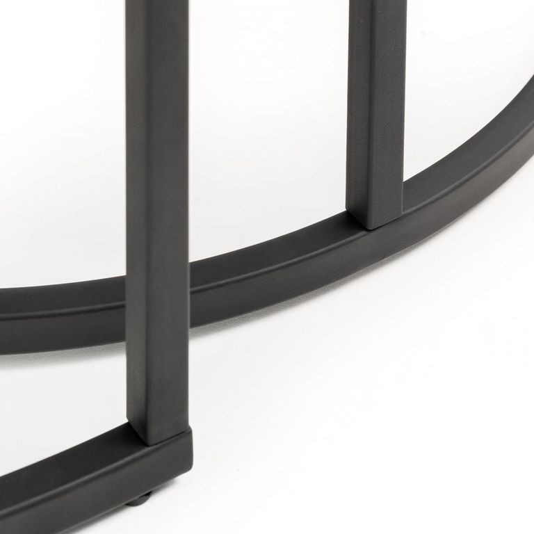 Bellini Nest of Coffee Tables - Set of 2 - Round - Oak