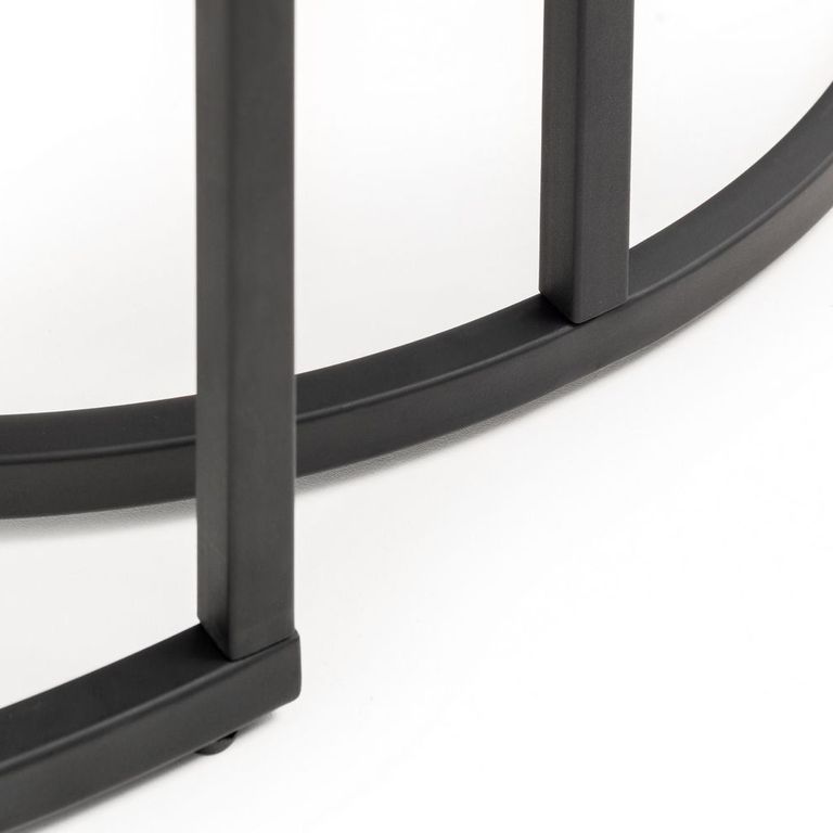 Bellini Nest of Coffee Tables - Set of 2 - Round - Walnut