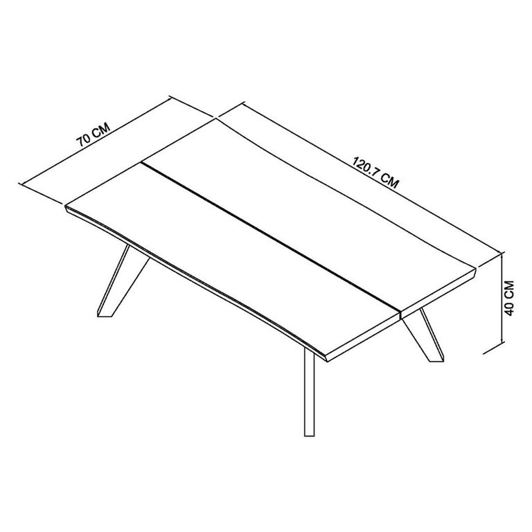 Cadell Aged Oak Coffee Table
