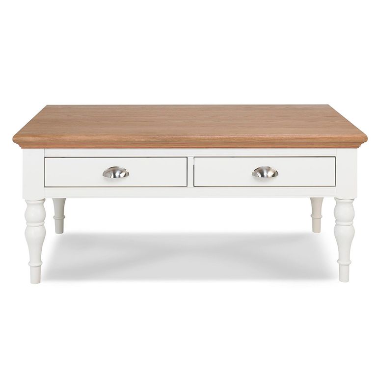 Hampstead Two Tone Coffee Table - Turned Leg