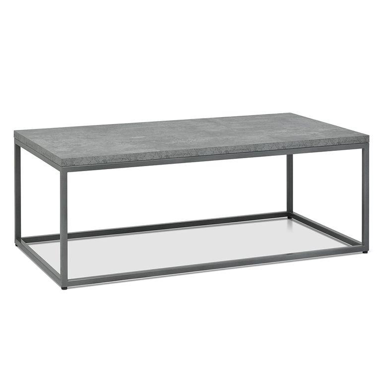 Renzo Zinc & Dark Grey Coffee Table