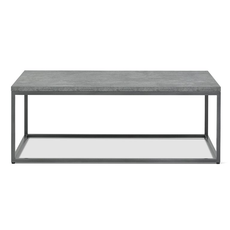 Renzo Zinc & Dark Grey Coffee Table