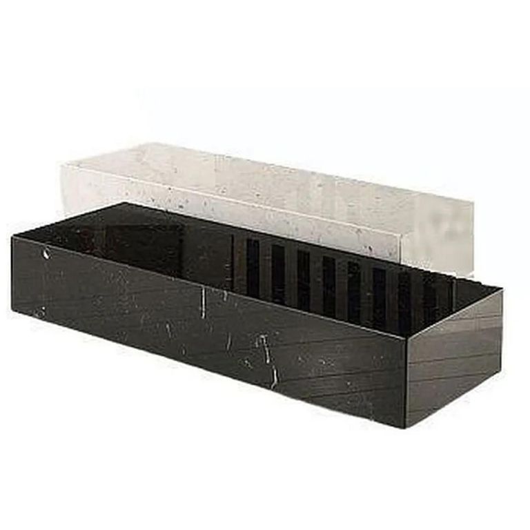 Box Coffee Table - Marble on Casters - Variation Available