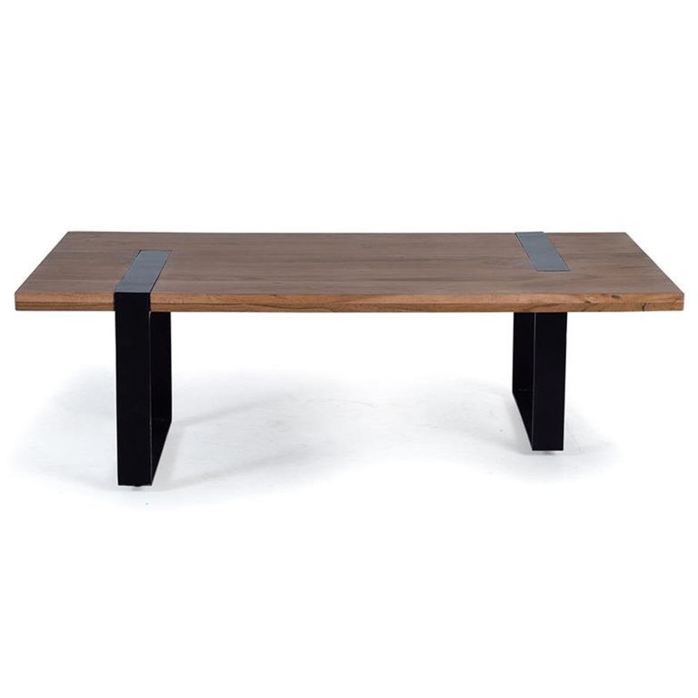 Caerleon Coffee Table - Industrial Style - Acacia Wood