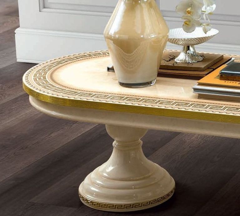 Aida Coffee Table - Oval - Ivory