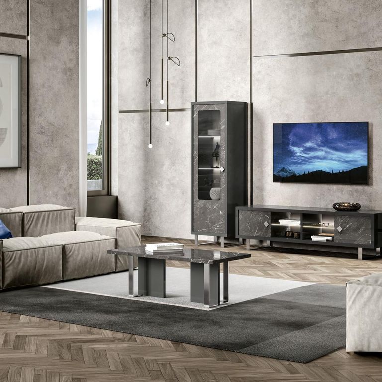 Carvelle Dark Grey Coffee Table