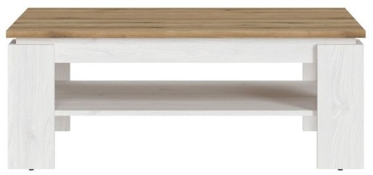 Celesto White 110cm Coffee Table