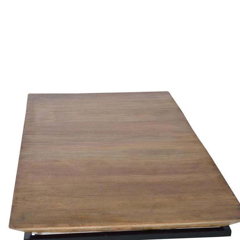 Chinangali Coffee Table - Industrial Style - Mango Wood - Round