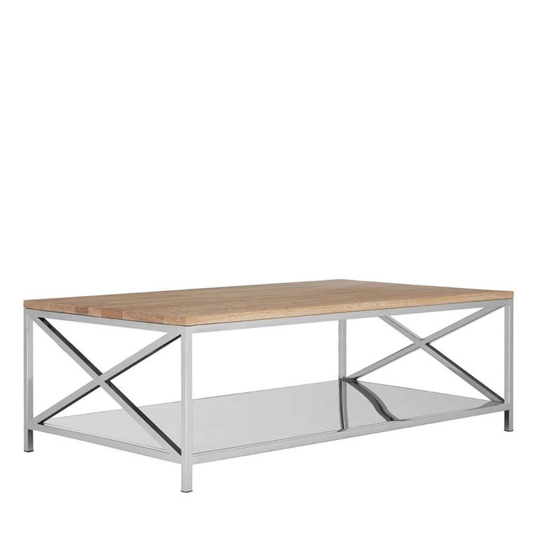 Chiswick Coffee Table - Oak and Metal
